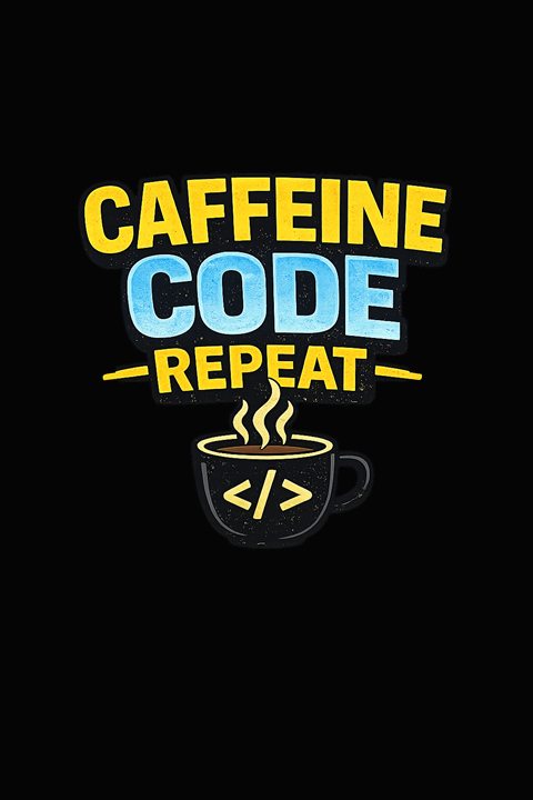 Caffeine Code Repeat original artwork