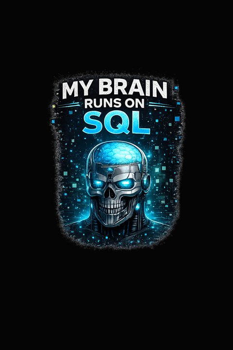 My Brain Runs on SQL from the Coding & Developer Humor collection