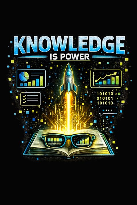Knowledge Is Power original design artwork