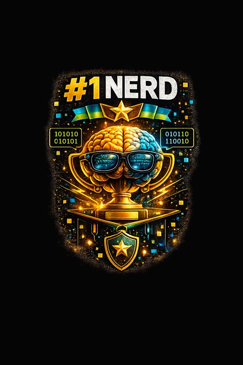 Number One Nerd original artwork