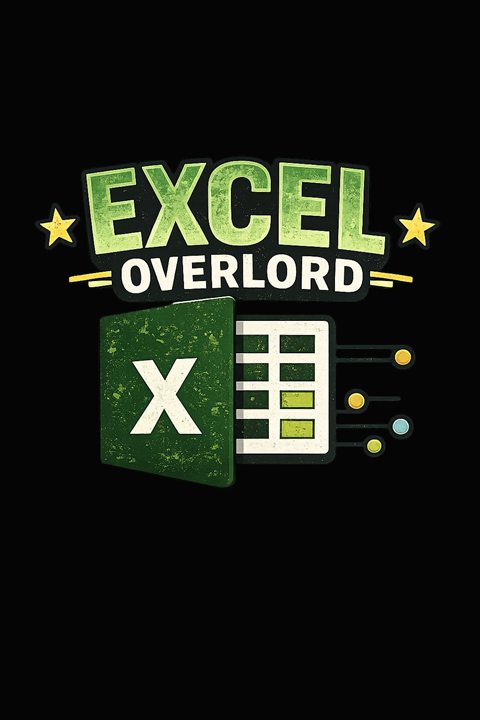 Excel Overlord design featured in Funny Excel Shirts and Spreadsheet Gifts That Actually Fit