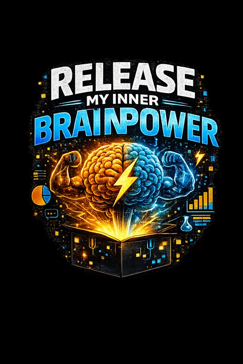 Release My Inner Brainpower original design artwork